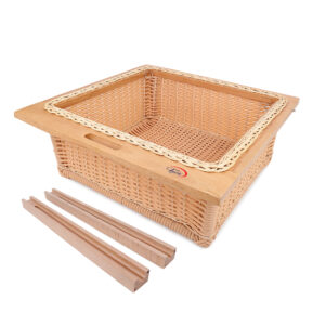 Flat PVC Wicker Basket