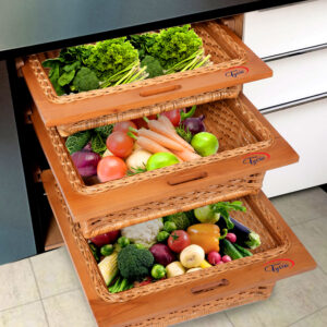 Wicker Basket Natural Cane Storage Basket